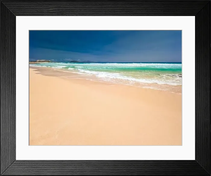 Framed Print : Aerial view of Dunas de Corralejo beach in Fuerteventura, Canary Island, Spain Framed Print : Aerial view of Dunas de Corralejo beach in Fuerteventura, Canary Island, Spain