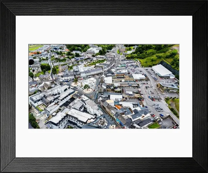 Framed Print : DONEGAL TOWN, IRELAND - JULY 23 2024 - The works at the new Diamond are already finished Framed Print : DONEGAL TOWN, IRELAND - JULY 23 2024 - The works at the new Diamond are already finished