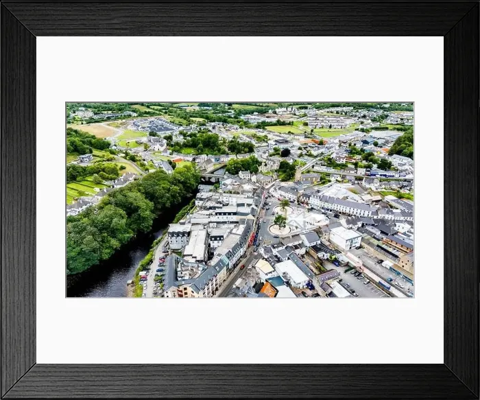 Framed Print : DONEGAL TOWN, IRELAND - JULY 23 2024 - The works at the new Diamond are already finished Framed Print : DONEGAL TOWN, IRELAND - JULY 23 2024 - The works at the new Diamond are already finished