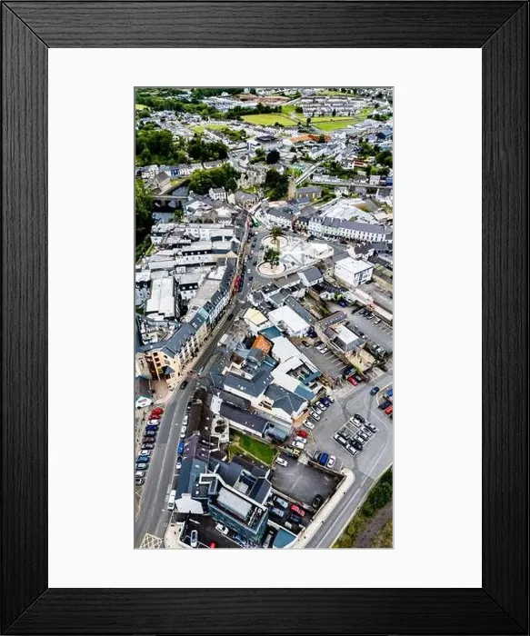 Framed Print : DONEGAL TOWN, IRELAND - JULY 23 2024 - The works at the new Diamond are already finished Framed Print : DONEGAL TOWN, IRELAND - JULY 23 2024 - The works at the new Diamond are already finished