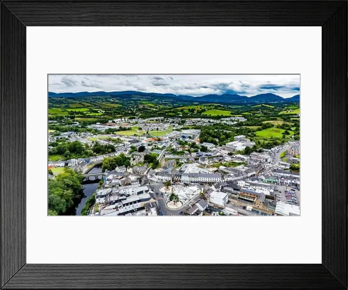 Framed Print : DONEGAL TOWN, IRELAND - JULY 23 2024 - The works at the new Diamond are already finished Framed Print : DONEGAL TOWN, IRELAND - JULY 23 2024 - The works at the new Diamond are already finished