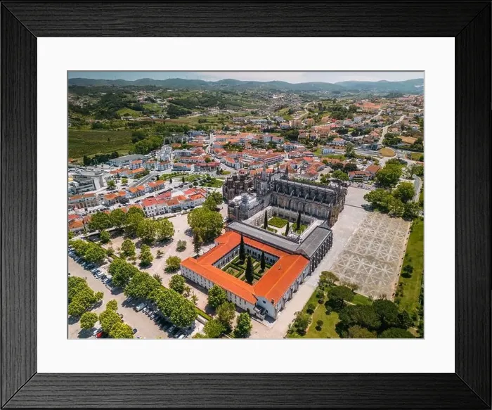 Framed Print : Aerial of the Monastery of the Dominicans of Batalha Framed Print : Aerial of the Monastery of the Dominicans of Batalha