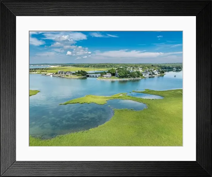 Framed Print : aerial view of towd point and surrounding area Framed Print : aerial view of towd point and surrounding area