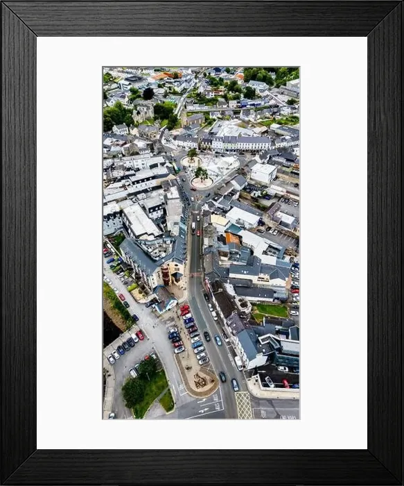 Framed Print : DONEGAL TOWN, IRELAND - JULY 23 2024 - The works at the new Diamond are already finished Framed Print : DONEGAL TOWN, IRELAND - JULY 23 2024 - The works at the new Diamond are already finished