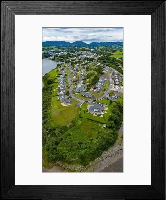 Framed Print : Residential area Tullaghcullion in Donegal Town, Ireland Framed Print : Residential area Tullaghcullion in Donegal Town, Ireland