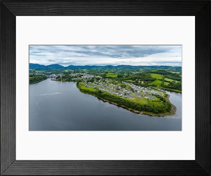 Framed Print : Residential area Tullaghcullion in Donegal Town, Ireland Framed Print : Residential area Tullaghcullion in Donegal Town, Ireland