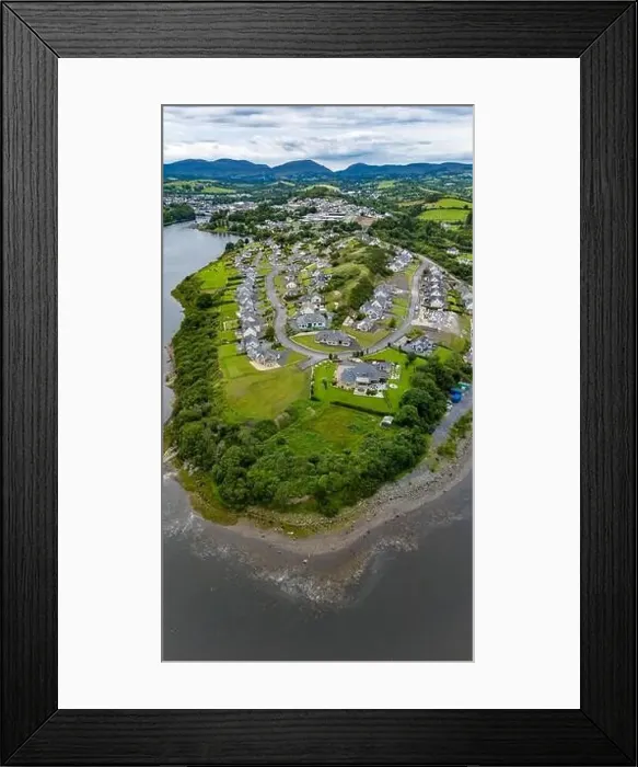 Framed Print : Residential area Tullaghcullion in Donegal Town, Ireland Framed Print : Residential area Tullaghcullion in Donegal Town, Ireland