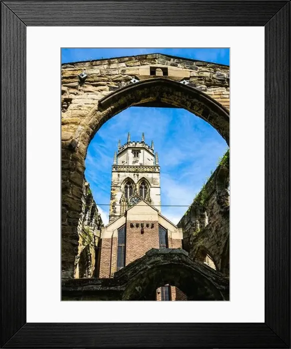 Framed Print : All Saints Church in Pontefract, West Yorkshire, England Framed Print : All Saints Church in Pontefract, West Yorkshire, England