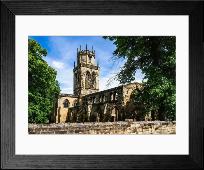 Framed Print : All Saints Church in Pontefract, West Yorkshire, England Framed Print : All Saints Church in Pontefract, West Yorkshire, England