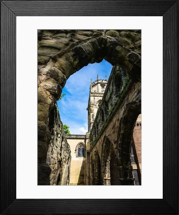Framed Print : All Saints Church in Pontefract, West Yorkshire, England Framed Print : All Saints Church in Pontefract, West Yorkshire, England