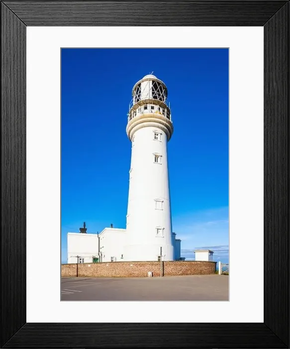 Framed Print : Flamborough Lighthouse, Flamborough, Yorkshire, England Framed Print : Flamborough Lighthouse, Flamborough, Yorkshire, England