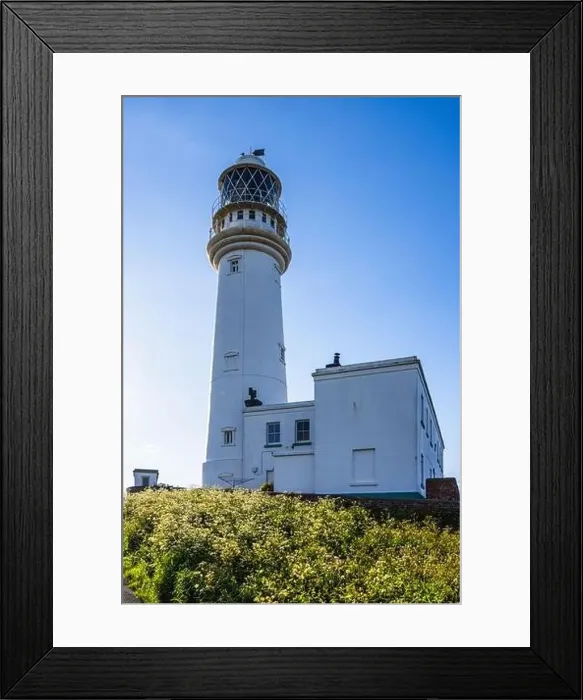 Framed Print : Flamborough Lighthouse, Flamborough, Yorkshire, England Framed Print : Flamborough Lighthouse, Flamborough, Yorkshire, England