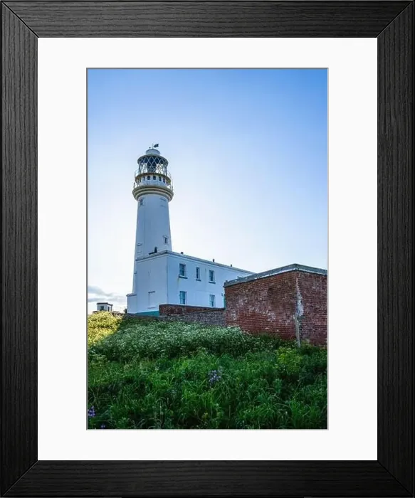 Framed Print : Flamborough Lighthouse, Flamborough, Yorkshire, England Framed Print : Flamborough Lighthouse, Flamborough, Yorkshire, England