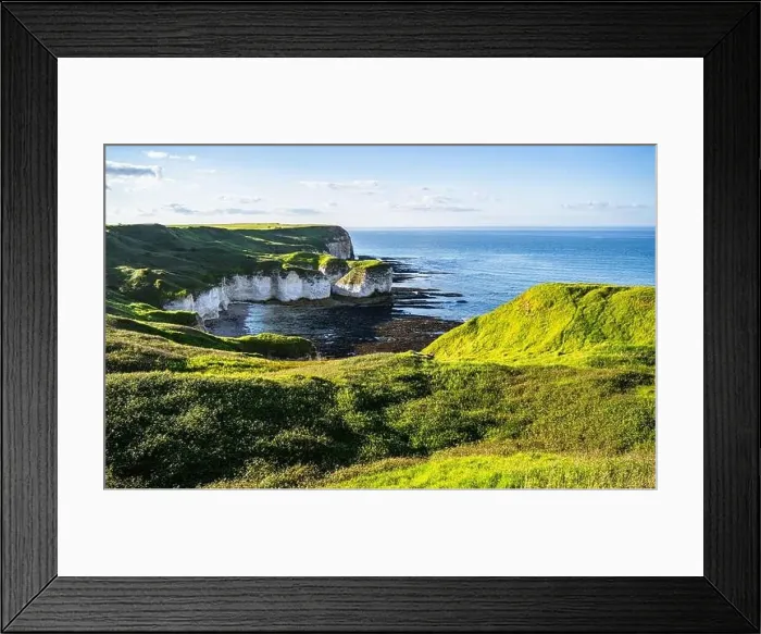 Framed Print : Cliffs over Flamborough Seawatch Observatory, Flamborough, Yorkshire, England Framed Print : Cliffs over Flamborough Seawatch Observatory, Flamborough, Yorkshire, England