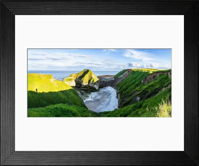Framed Print : Cliffs over Flamborough Seawatch Observatory, Flamborough, Yorkshire, England Framed Print : Cliffs over Flamborough Seawatch Observatory, Flamborough, Yorkshire, England