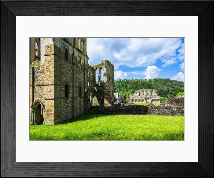 Framed Print : Rievaulx Abbey, North York Moors National Park, North Yorkshire, England Framed Print : Rievaulx Abbey, North York Moors National Park, North Yorkshire, England