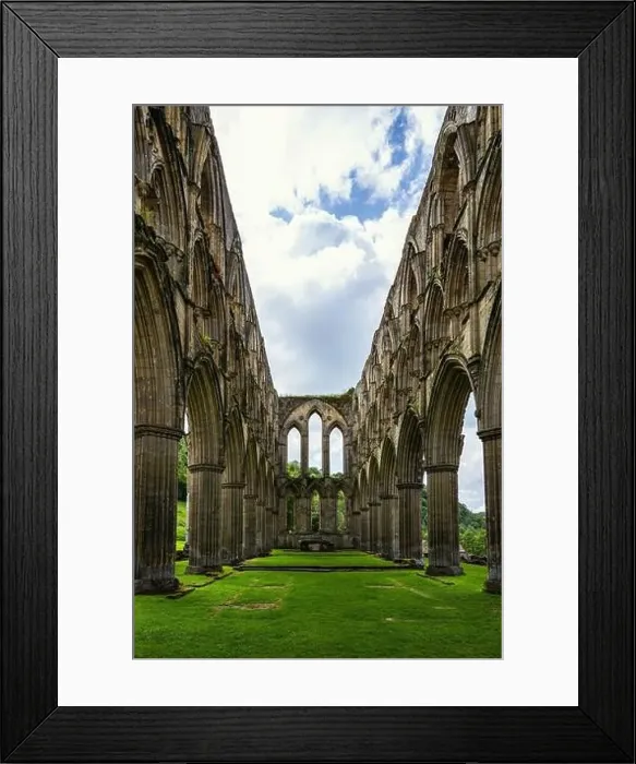 Framed Print : Rievaulx Abbey, North York Moors National Park, North Yorkshire, England Framed Print : Rievaulx Abbey, North York Moors National Park, North Yorkshire, England