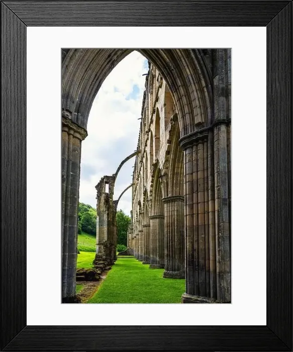 Framed Print : Rievaulx Abbey, North York Moors National Park, North Yorkshire, England Framed Print : Rievaulx Abbey, North York Moors National Park, North Yorkshire, England
