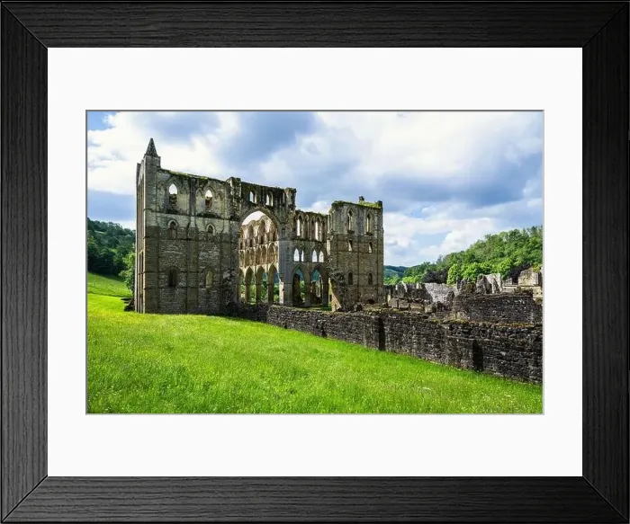 Framed Print : Rievaulx Abbey, North York Moors National Park, North Yorkshire, England Framed Print : Rievaulx Abbey, North York Moors National Park, North Yorkshire, England