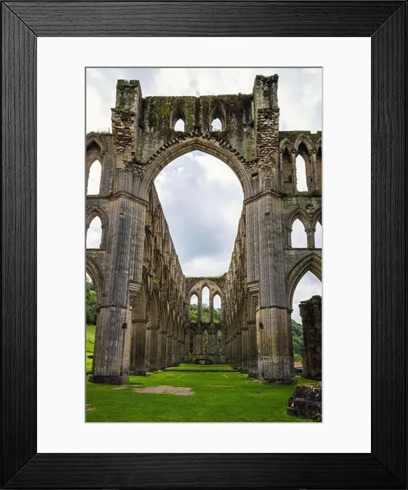Framed Print : Rievaulx Abbey, North York Moors National Park, North Yorkshire, England Framed Print : Rievaulx Abbey, North York Moors National Park, North Yorkshire, England