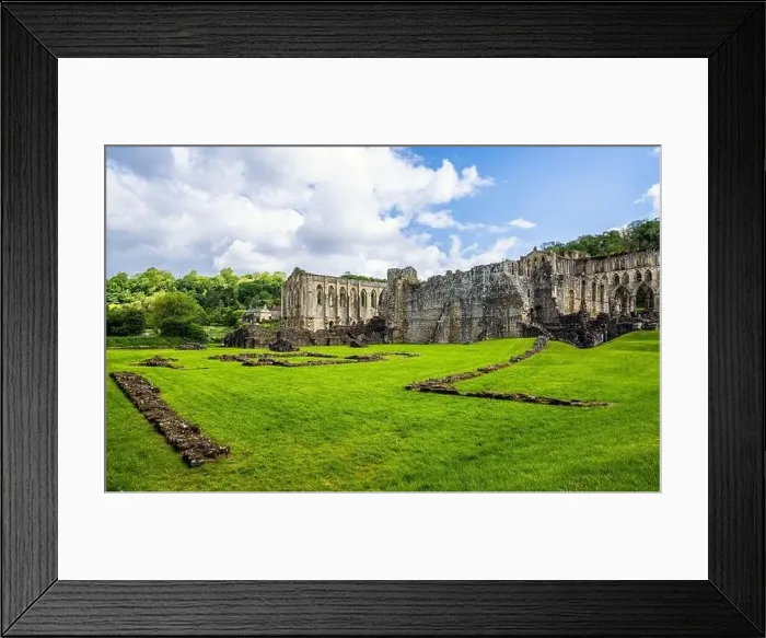 Framed Print : Rievaulx Abbey, North York Moors National Park, North Yorkshire, England Framed Print : Rievaulx Abbey, North York Moors National Park, North Yorkshire, England