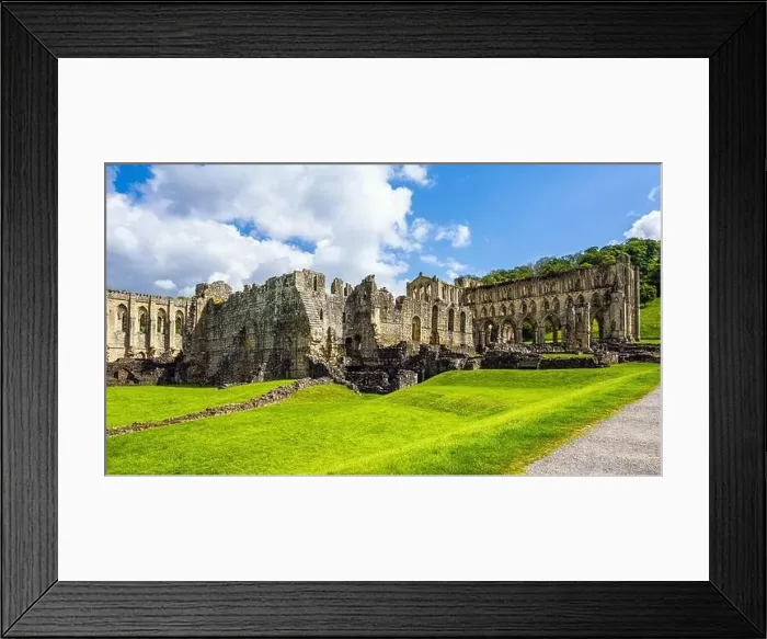 Framed Print : Rievaulx Abbey, North York Moors National Park, North Yorkshire, England Framed Print : Rievaulx Abbey, North York Moors National Park, North Yorkshire, England