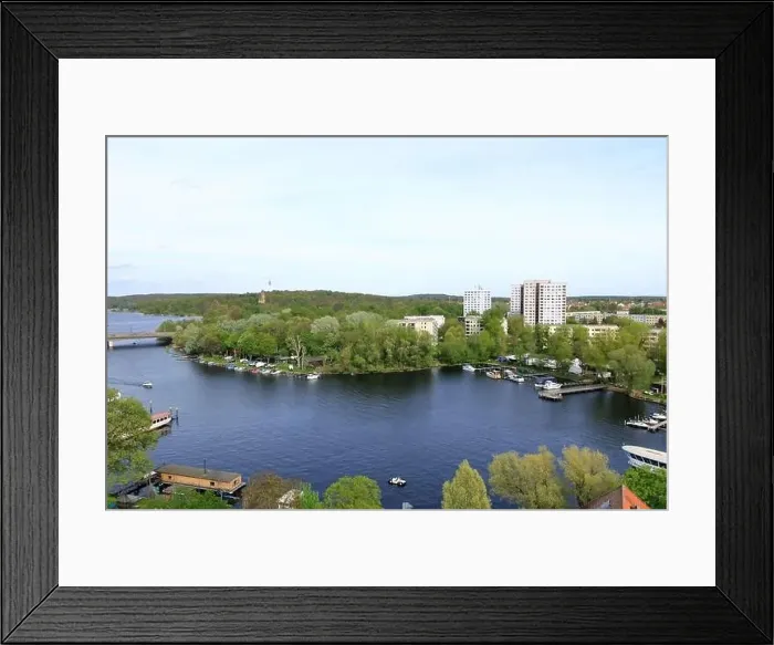Framed Print : Potsdam, Brandenburg in Germany - April 13 2024: View over the City and surroundings to the north Framed Print : Potsdam, Brandenburg in Germany - April 13 2024: View over the City and surroundings to the north