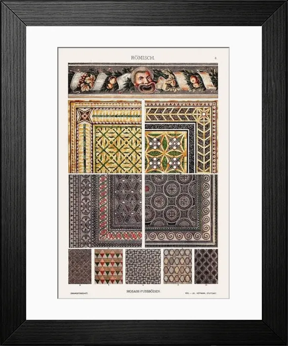 Framed Print : Roman Ornamentation from Antiquity Framed Print : Roman Ornamentation from Antiquity