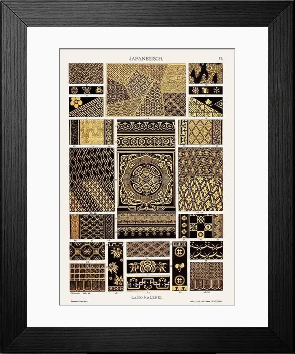 Framed Print : Japanese Ornamentation from Antiquity Framed Print : Japanese Ornamentation from Antiquity