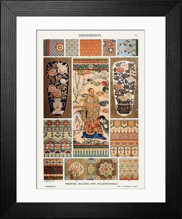 Framed Print : Japanese Ornamentation from Antiquity Framed Print : Japanese Ornamentation from Antiquity