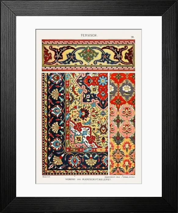 Framed Print : Persian Ornamentation from Antiquity Framed Print : Persian Ornamentation from Antiquity
