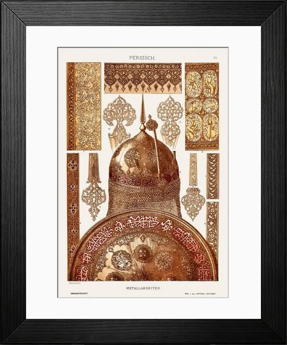 Framed Print : Persian Ornamentation from Antiquity Framed Print : Persian Ornamentation from Antiquity