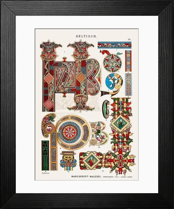 Framed Print : Celtic Ornamentation Framed Print : Celtic Ornamentation