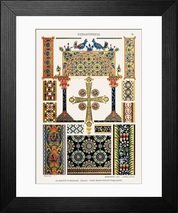 Framed Print : Byzantine Ornamentation Framed Print : Byzantine Ornamentation