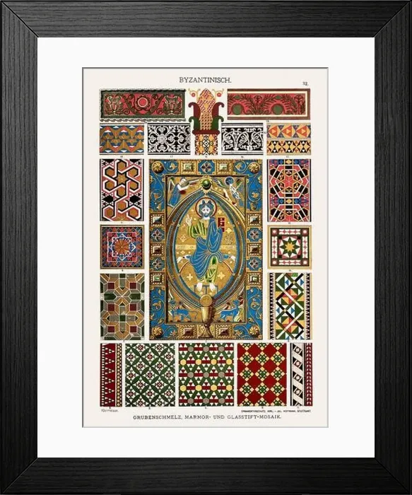 Framed Print : Byzantine Ornamentation Framed Print : Byzantine Ornamentation