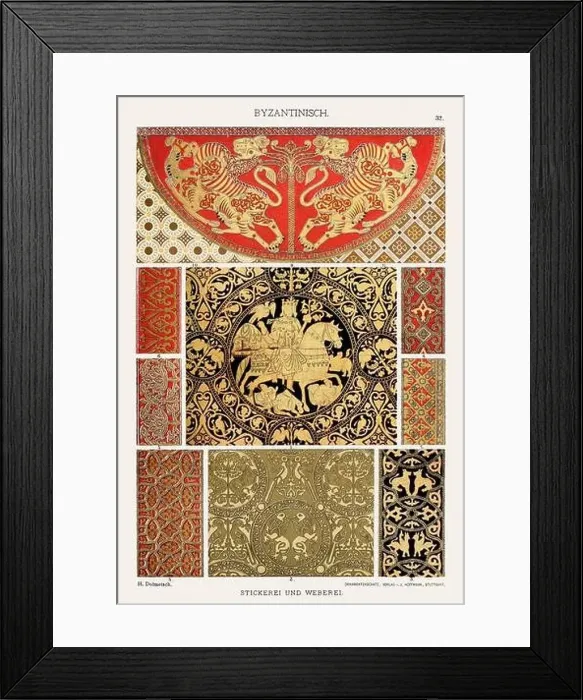 Framed Print : Byzantine Ornamentation Framed Print : Byzantine Ornamentation