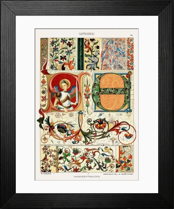 Framed Print : Gothic Ornamentation Framed Print : Gothic Ornamentation