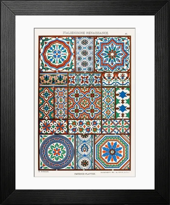 Framed Print : Italian Renaissance Ornamentation Framed Print : Italian Renaissance Ornamentation