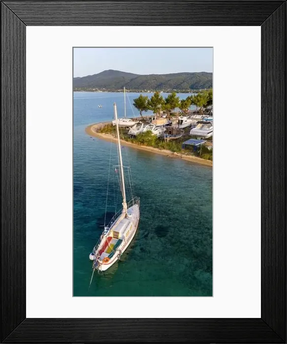 Framed Print : livari beach at Halkidiki, Greece Framed Print : livari beach at Halkidiki, Greece