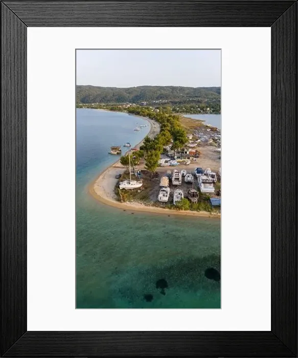Framed Print : livari beach at Halkidiki, Greece Framed Print : livari beach at Halkidiki, Greece