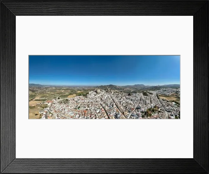 Framed Print : aerial view of the municipality of Olvera in the province of Cadiz, Andalusia Framed Print : aerial view of the municipality of Olvera in the province of Cadiz, Andalusia