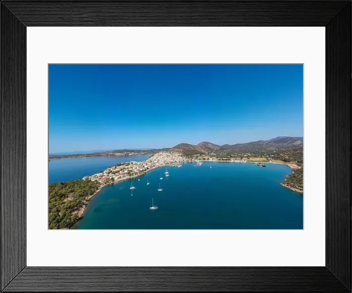 Framed Print : Greece, Aerial drone view of Ermioni Framed Print : Greece, Aerial drone view of Ermioni