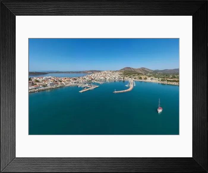 Framed Print : Greece, Aerial drone view of Ermioni Framed Print : Greece, Aerial drone view of Ermioni