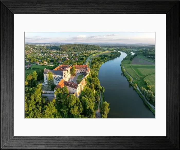 Framed Print : Tyniec near Krakow, Poland. Benedictine abbey Framed Print : Tyniec near Krakow, Poland. Benedictine abbey