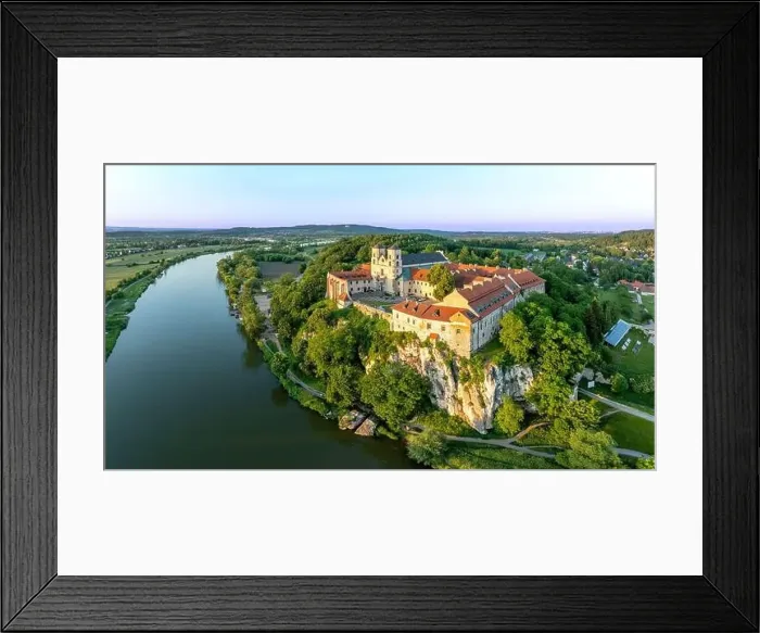 Framed Print : Tyniec near Krakow, Poland. Benedictine abbey Framed Print : Tyniec near Krakow, Poland. Benedictine abbey
