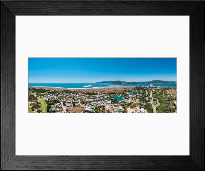 Framed Print : Aerial drone panoramic view of Troia