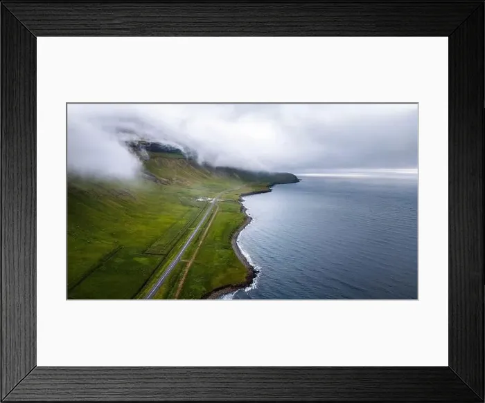 Framed Print : Grundarfjordur, Iceland, Drone Footage
