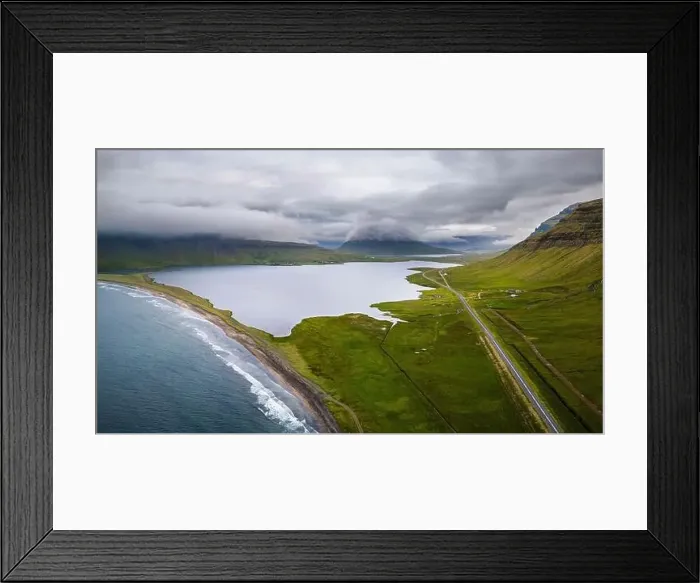 Framed Print : Grundarfjordur, Iceland, Drone Footage Framed Print : Grundarfjordur, Iceland, Drone Footage