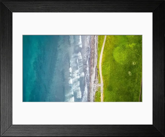 Framed Print : Grundarfjordur, Iceland, Drone Footage Framed Print : Grundarfjordur, Iceland, Drone Footage
