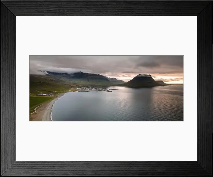 Framed Print : Grundarfjordur, Iceland, Drone Footage Framed Print : Grundarfjordur, Iceland, Drone Footage